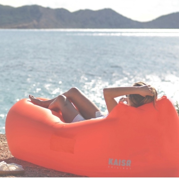 Kaisr Inflatable Lounger Grey NWT - Picture 4 of 6